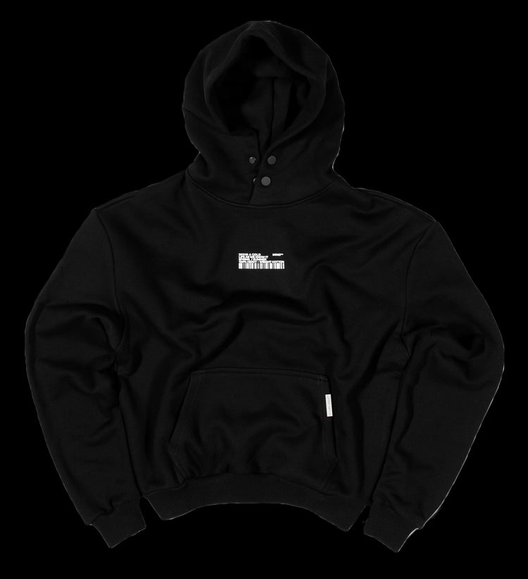 Kangaroo Pocket Hoodie | Black Hoodies | Cold-Mind