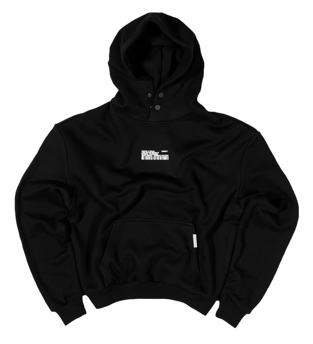 Heavy Weight 500gsm | Black Hoodies | COLD MIND