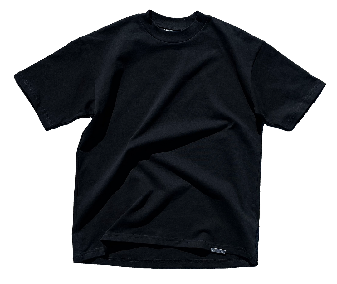 Black Cotton T-shirt | Cotton Black Tee Shirts | Cold-Mind